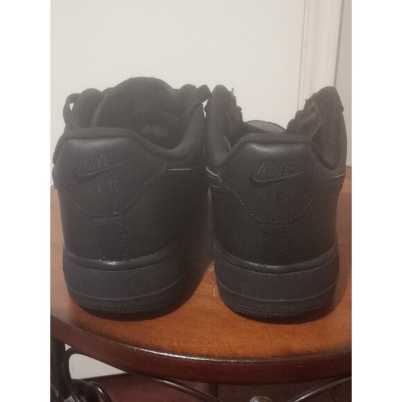 WOMEN Nike Air Force 1 '07 Low Triple Black DD8959 001 Sz 10.5 - Picture 12 of 15